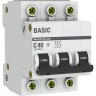 Автоматический выключатель EKF BASIC 3P 40А (C) 4,5кА ВА 47-29 mcb4729-3-40C