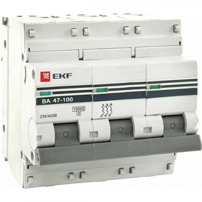Автоматический выключатель EKF PROXIMA 3P 32А (D) 4,5kA ВА 47-63 mcb4763-3-32D-pro Автоматический выключатель EKF PROXIMA 3P 32А (D) 4,5kA ВА 47-63 mcb4763-3-32D-pro