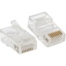 Коннектор EKF RJ-45 TERACOM PRO неэкранированный 8P8C 30мкд Cat.5E универсальный (упак.50шт) TRP-PLUG-5EUTP-50