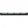 Патч-панель EKF TERACOM PRO 19'' Cat.5E 1U неэкранированная UTP 24 порта RJ-45 Dual IDC с органайзером TRP-PPNL-5EUTP-C1U24
