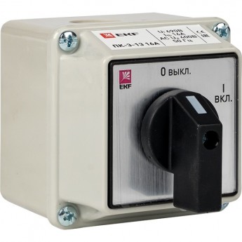 Переключатель кулачковый EKF PROXIMA ПК-3-13 16А 3P "ВКЛ-ВЫКЛ" IP54