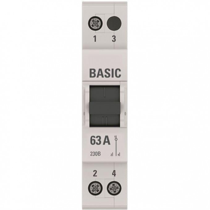 Переключатель трехпозиционный EKF BASIC 1P 63А tps-1-63