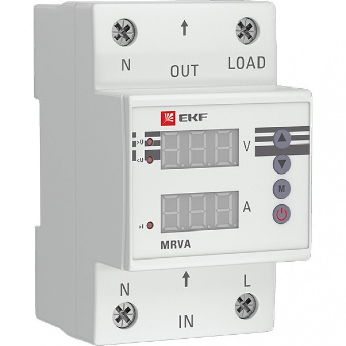 Реле напряжения и тока с дисплеем EKF PROXIMA MRVA 25A MRVA-25A