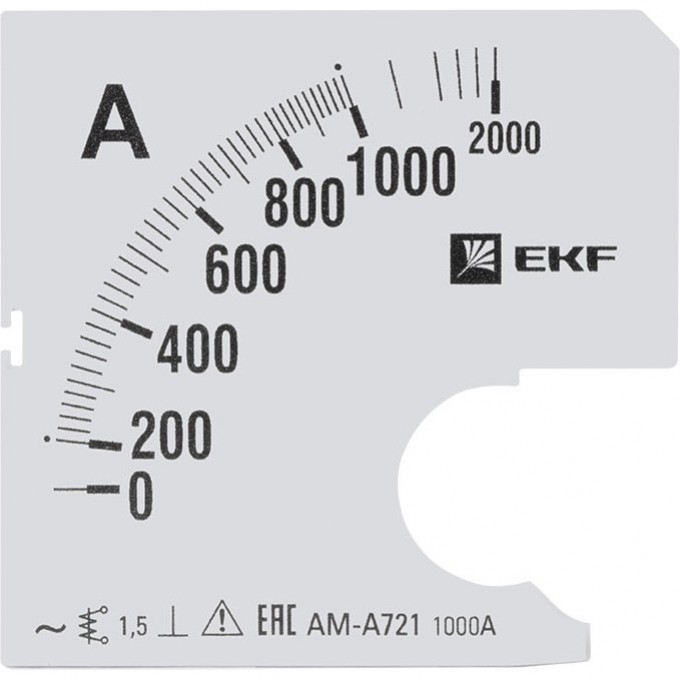 Шкала сменная EKF PROXIMA для A721 1000/5А-1,5 s-a721-1000