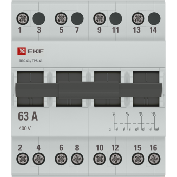 Трехпозиционный переключатель EKF ТПС-63 4P 63А PROxima