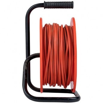 Удлинитель EKF PROxima Атлант 2.0, на катушке, 4 гнезда, 30м, ПВС 2x0.75, 6А/1.3кВт, SQ